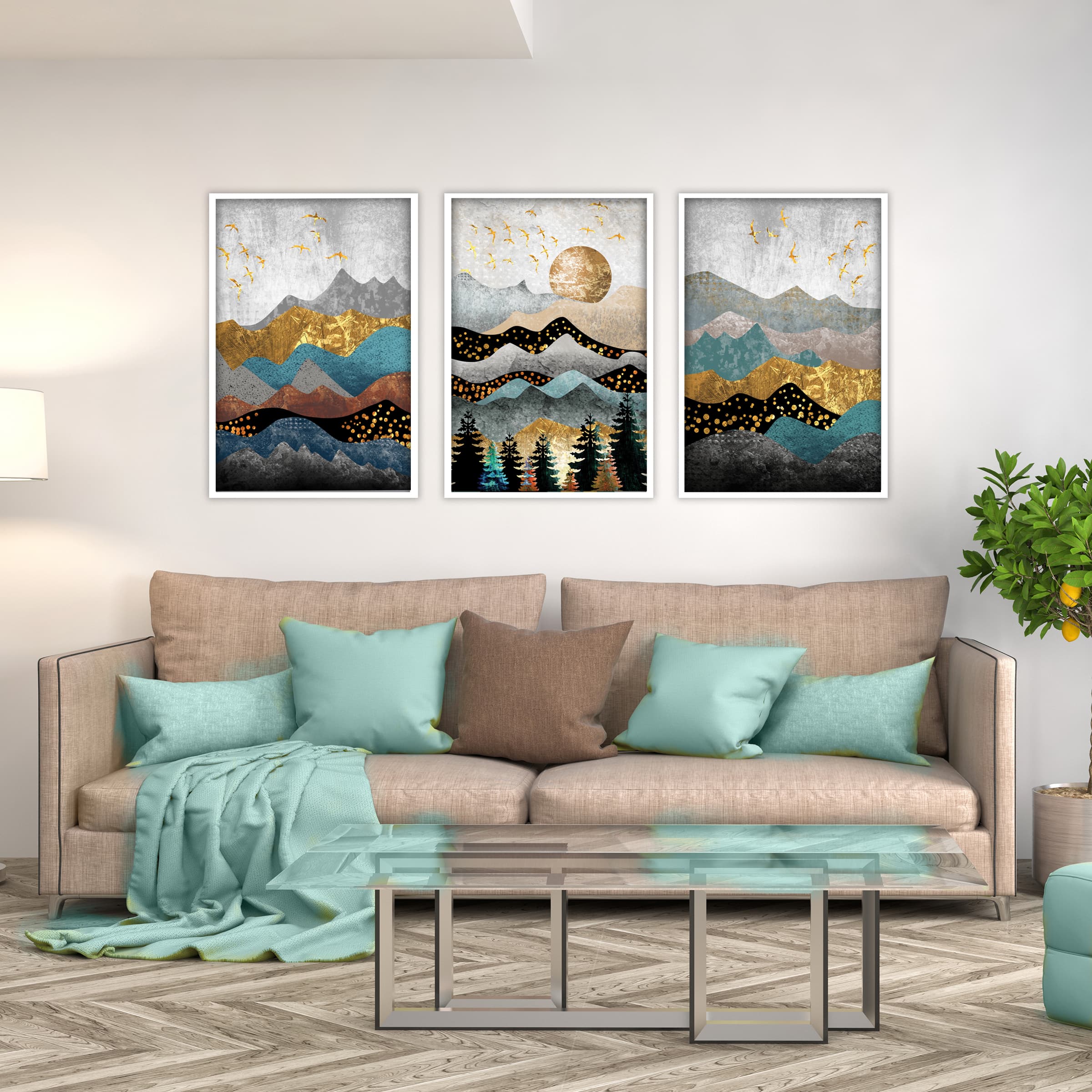 تابلو مدل FW-08 مجموعه 3 عددی