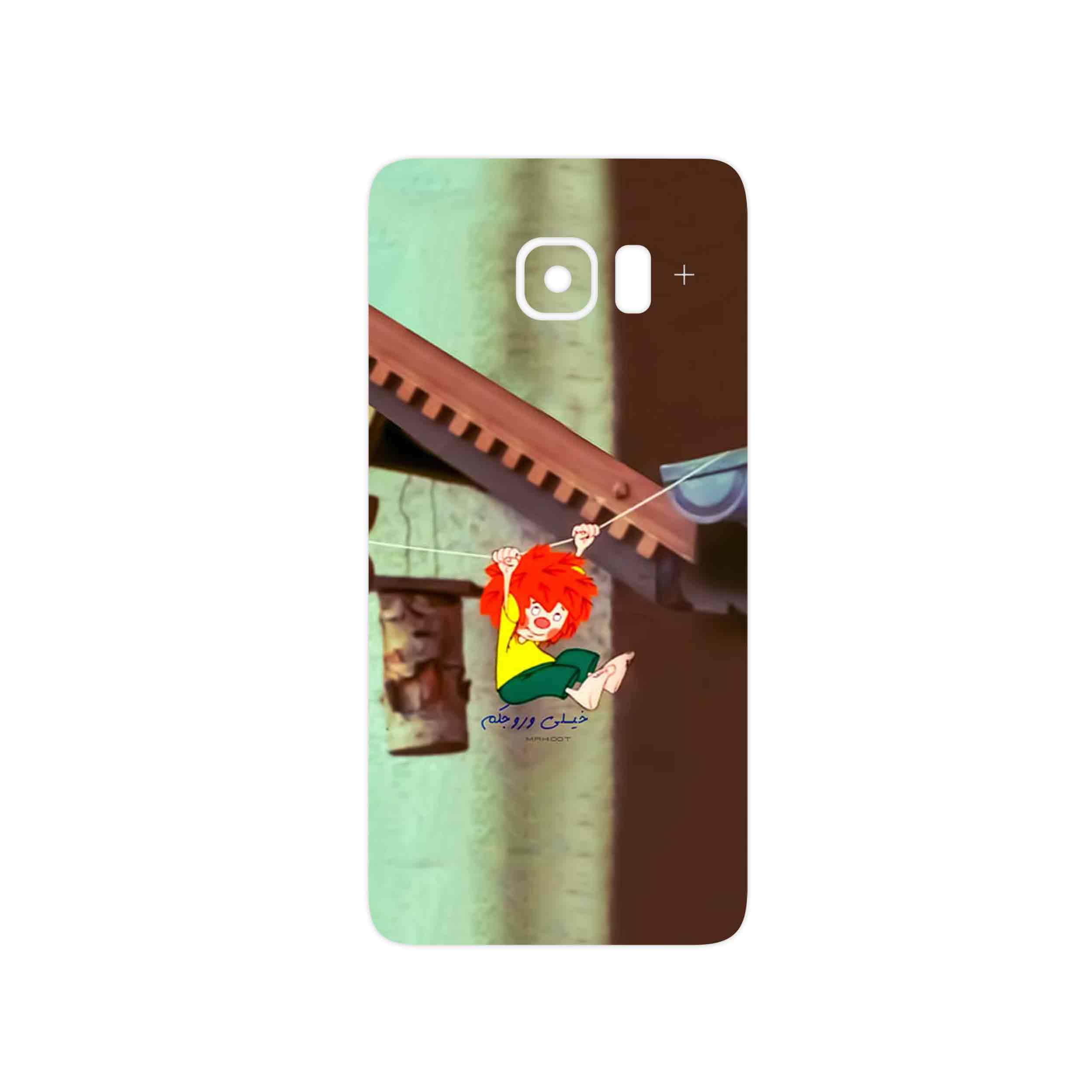 برچسب پوششی ماهوت مدل Meister Eder und sein Pumuckl مناسب برای گوشی موبایل سامسونگ Galaxy S6 Edge Plus