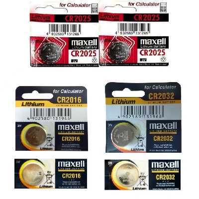باتری سکه ای مکسل مدل CR2016 CR2025 CR2032 مجموعه ۶ عددی