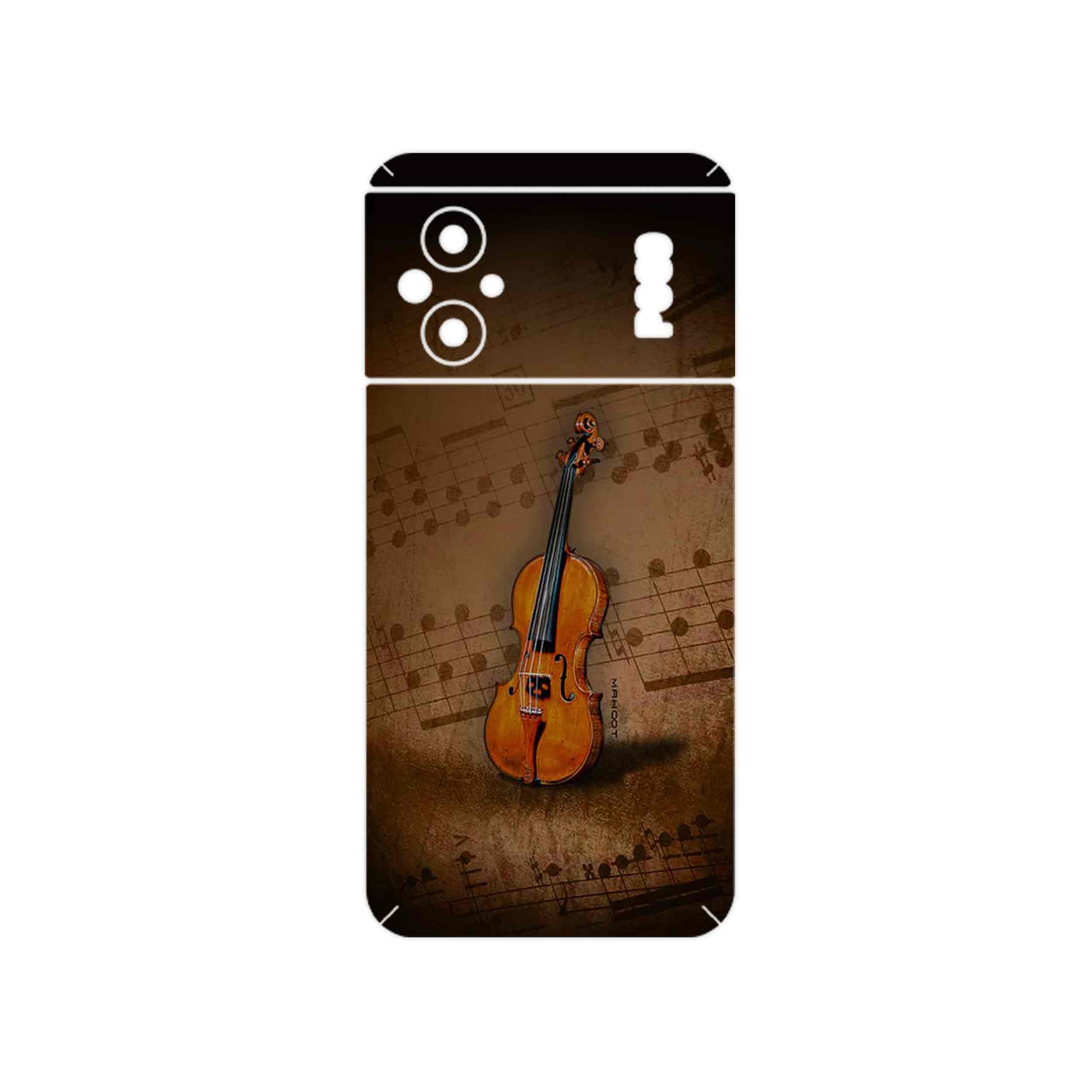 برچسب پوششی ماهوت مدل Violin_Instrument مناسب برای گوشی موبایل شیائومی Poco M5