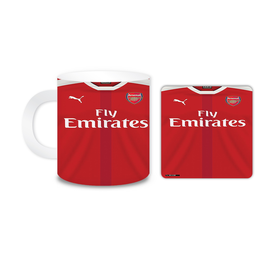 ماگ مدل ورزشی کد 313 به همراه زیر لیوانی