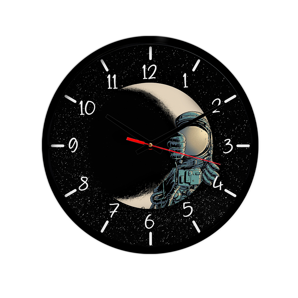 ساعت‌ دیواری رومیزی راویتا طرح ماه کد 3509