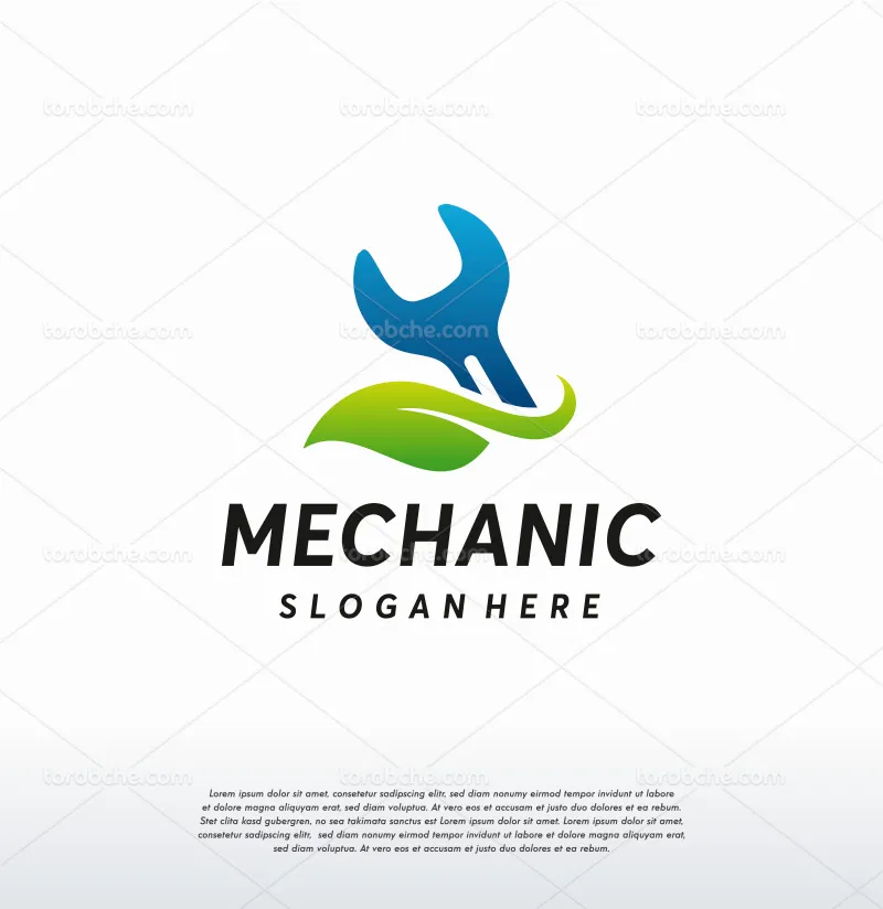وکتور لوگو مکانیکی | گرافیک با طعم تربچه