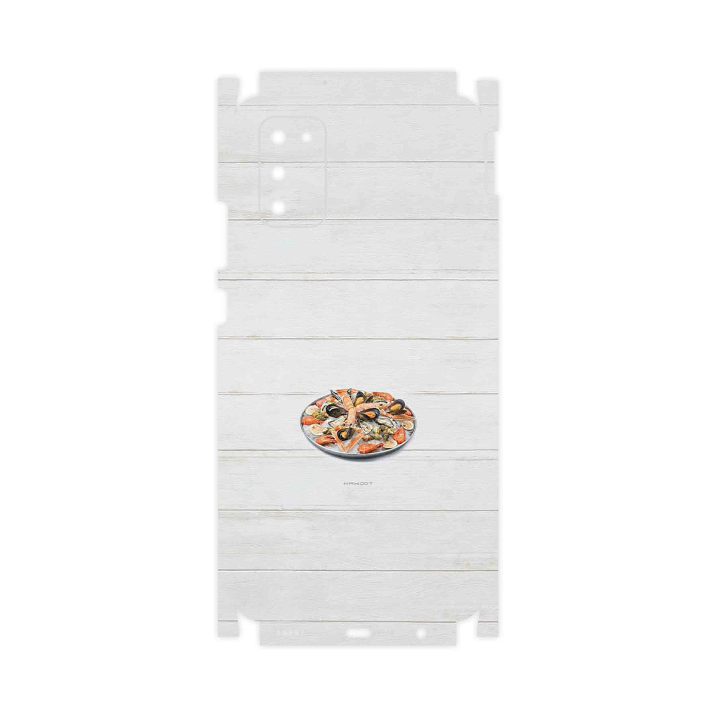 برچسب پوششی ماهوت مدل Seafood-FullSkin مناسب برای گوشی موبایل سامسونگ Galaxy A02S