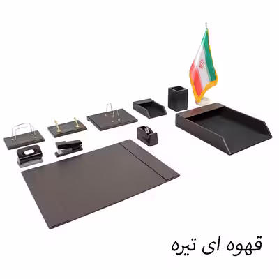 ست لوازم اداری رومیزی مدل S141 مجموعه 11عددی