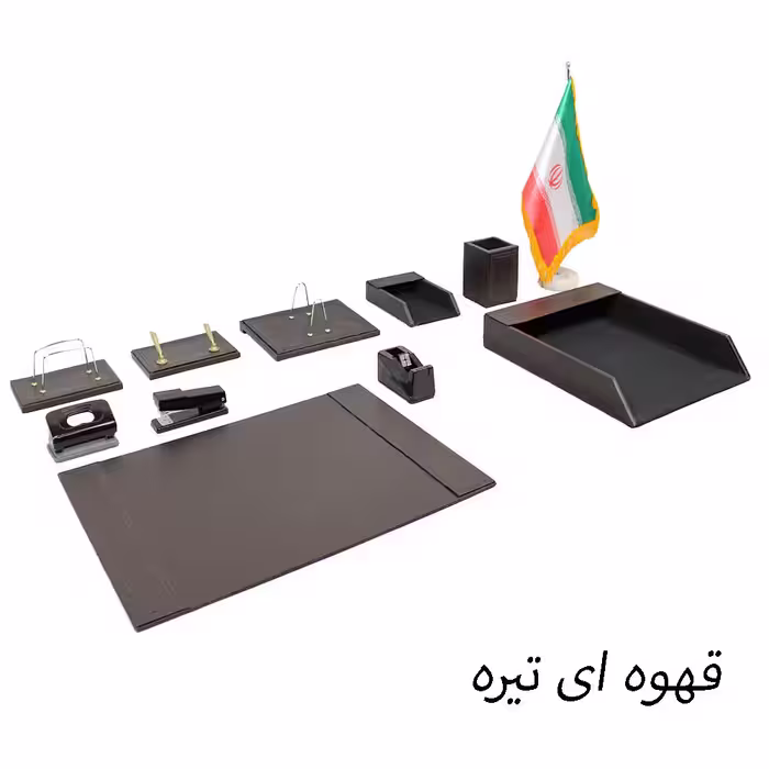 ست لوازم اداری رومیزی مدل S141 مجموعه 11عددی
