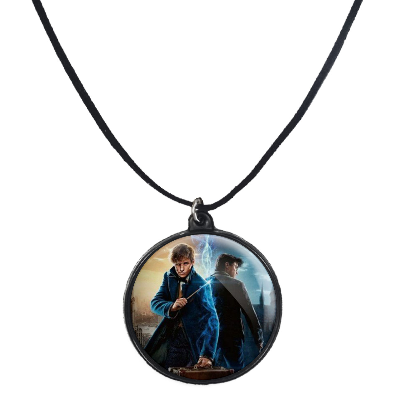 گردنبند پرمانه طرح Harry Potter کد pmb.23985 مدل دو طرفه