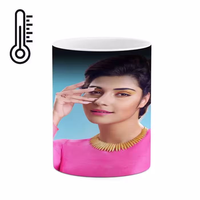 ماگ حرارتی کاکتی طرح دختر مدل mgh15675