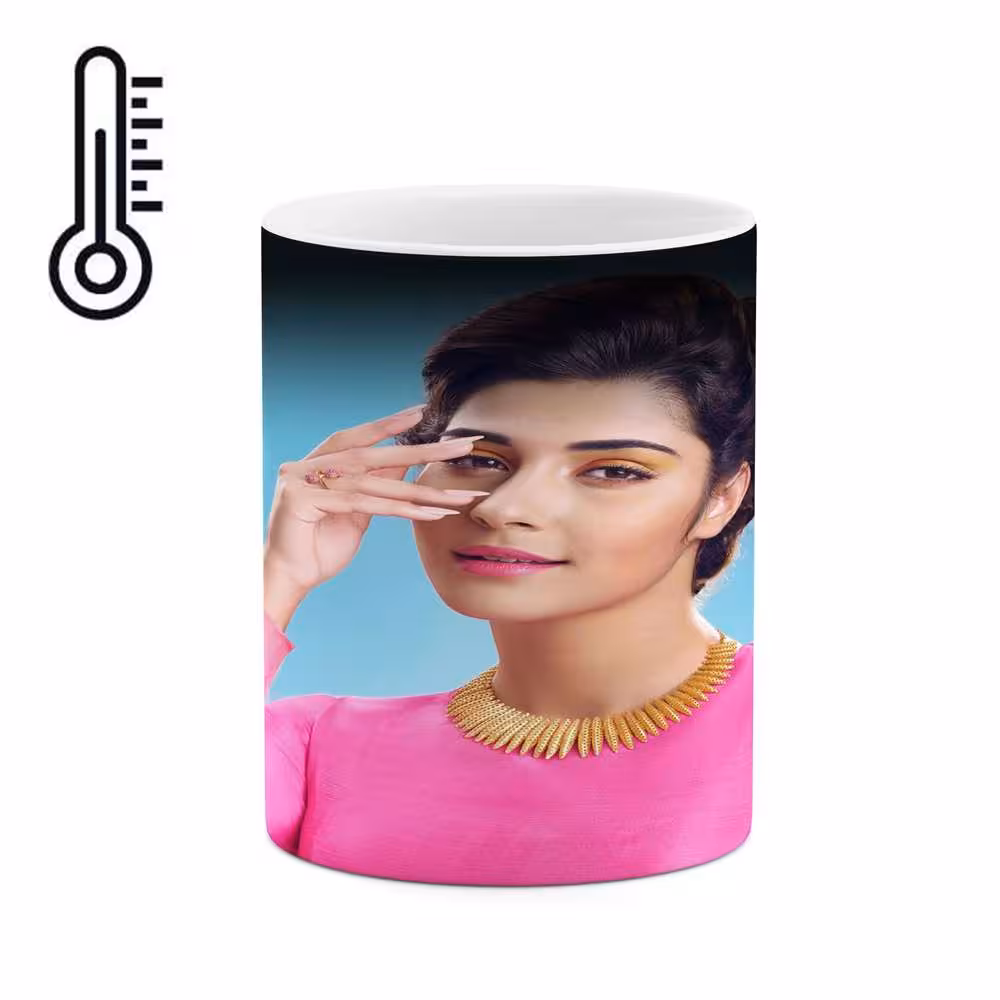 ماگ حرارتی کاکتی طرح دختر مدل mgh15675