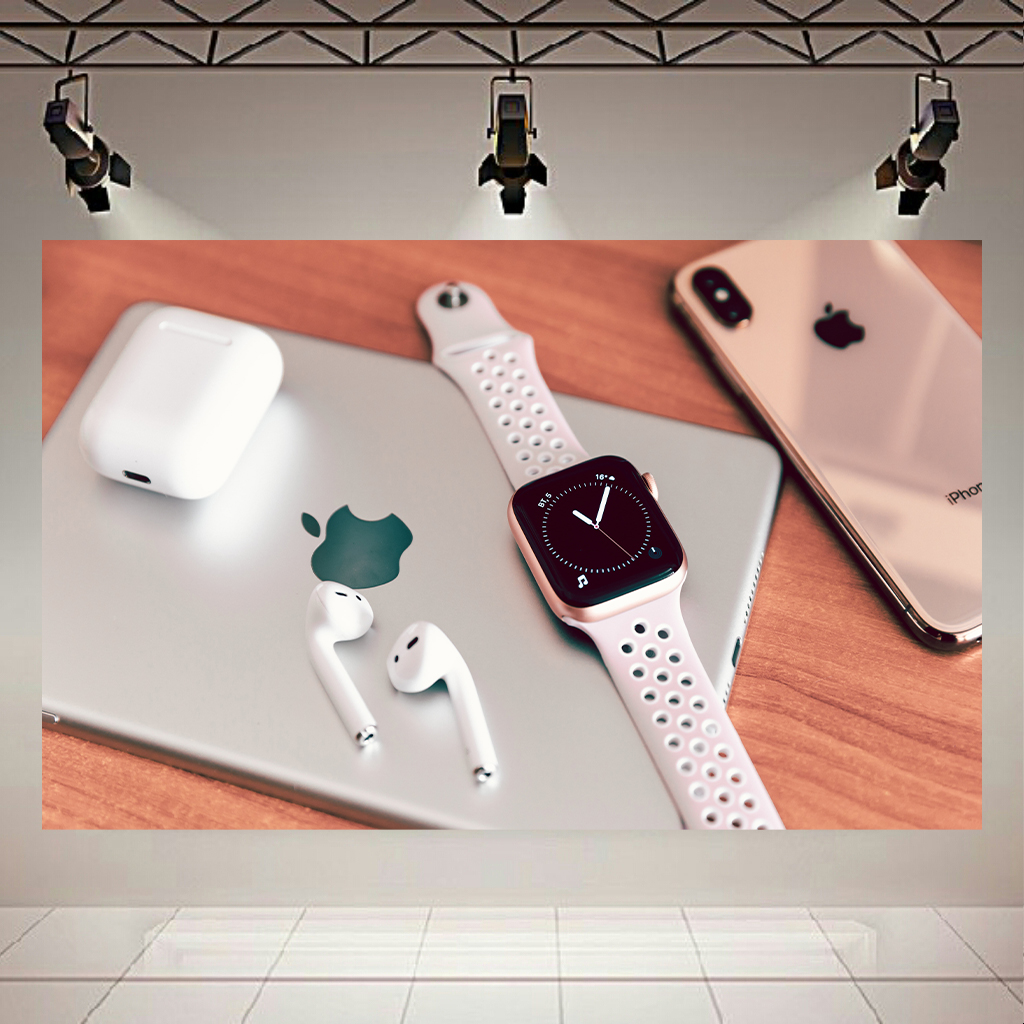 تابلو بوم طرح اکسسوری مدل APPLE کد AR6860