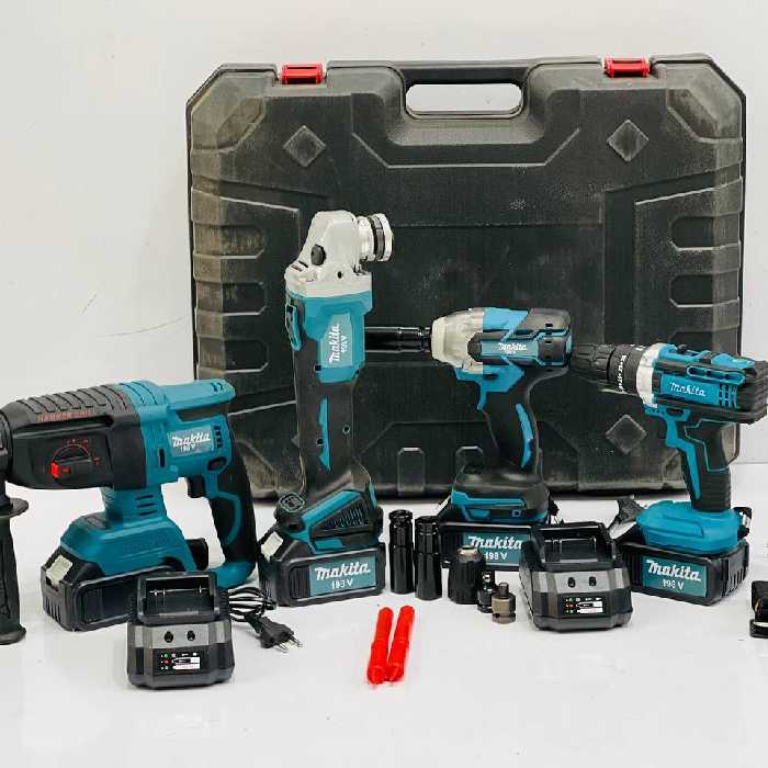 پک صنعتی چهار قلو ماکیتا(198ولت  شارژی)