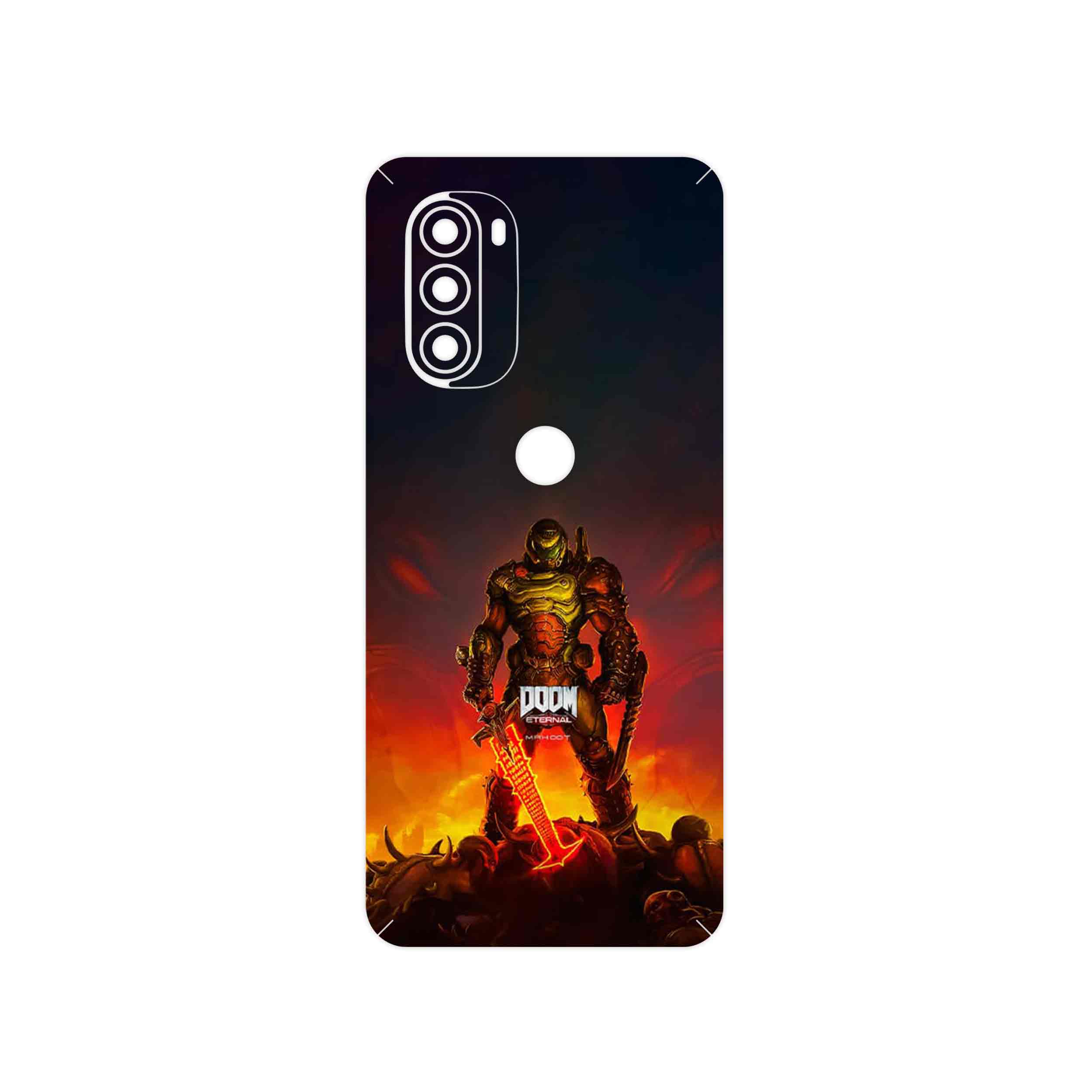 برچسب پوششی ماهوت مدل DOOM Game Series مناسب برای گوشی موبایل موتورولا Moto G51 5G