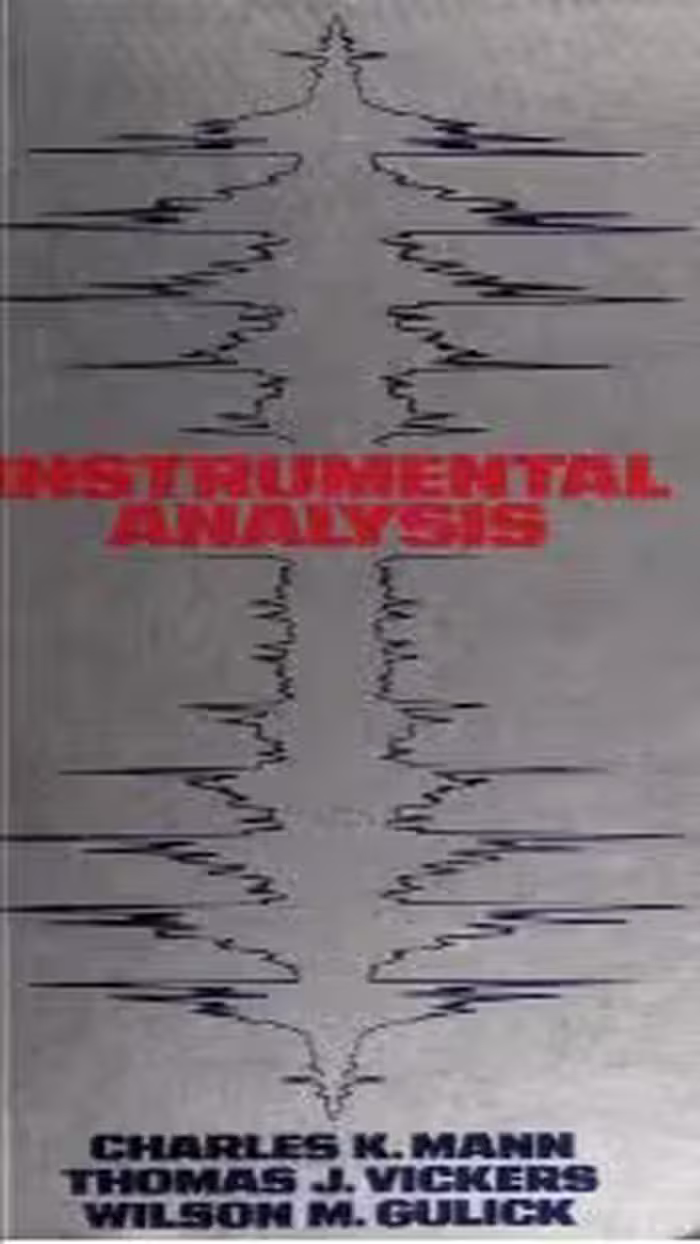 خرید و دانلود نسخه کامل کتاب Instrumental analysis BY Mann - Pdf