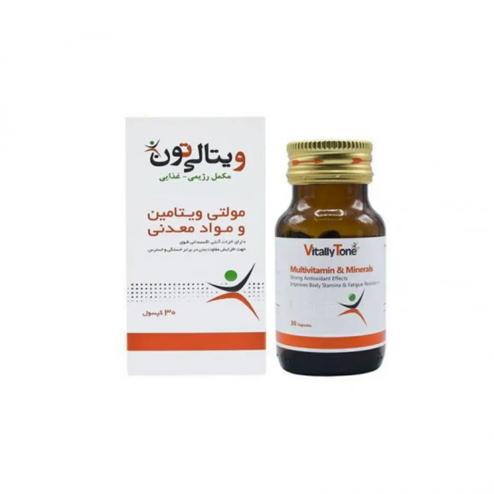 کپسول مولتی ویتامین و مینرال ویتالی تون 30 عددی