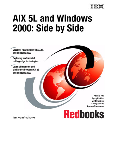 خرید و دانلود نسخه کامل کتاب AIX 5L and Windows 2000: Side by Side