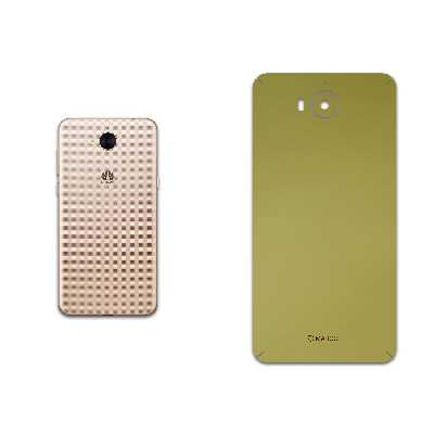 برچسب پوششی ماهوت مدل Matte-Gold مناسب برای گوشی موبایل هوآوی Y5 2017