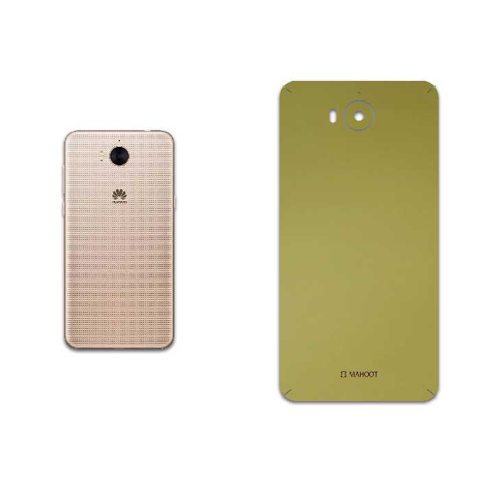 برچسب پوششی ماهوت مدل Matte-Gold مناسب برای گوشی موبایل هوآوی Y5 2017