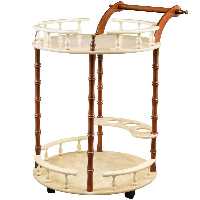 ميز بار چوبی لوتوس کد محصول: Z-9912 MARBLE/BR-DENISE