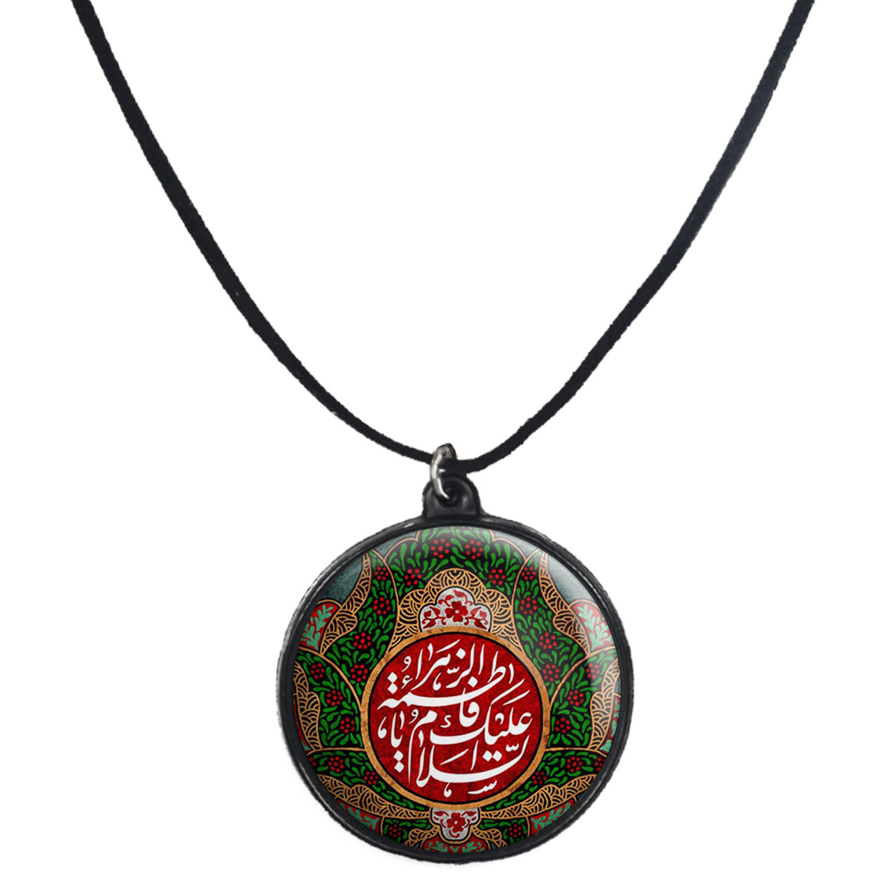 گردنبند پرمانه طرح ادعیه و مذهبی کد pmb.6490