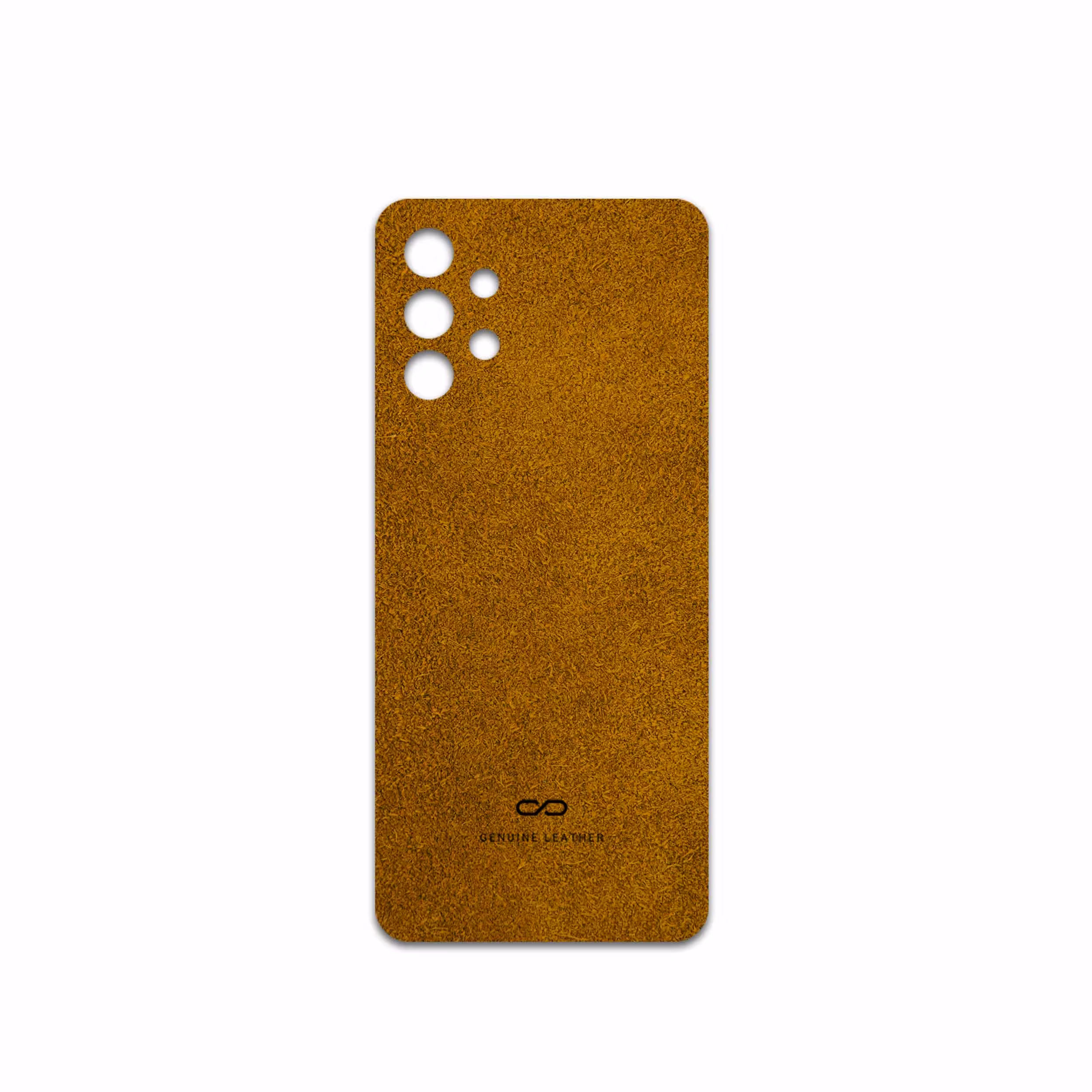 برچسب پوششی ماهوت مدل Brown-Chamois-Leather مناسب برای گوشی موبایل سامسونگ Galaxy A32 4G