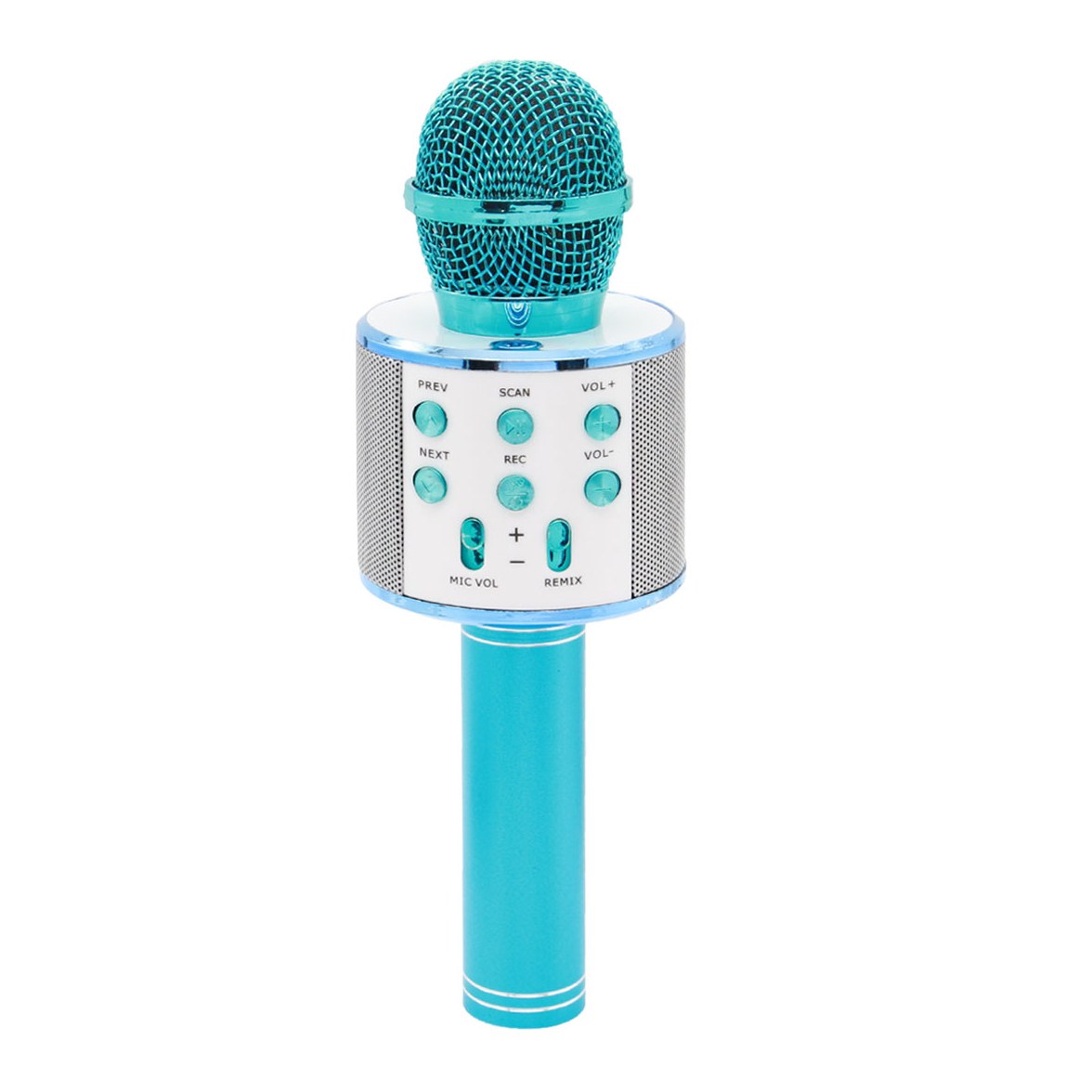 میکروفون اسپیکر مدل WS-858 (رنگ آبی)