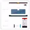 برچسب پوششی ماهوت مدل Blue-Crocodile-Leather مناسب برای تبلت اپل iPad Air 2013 A1475