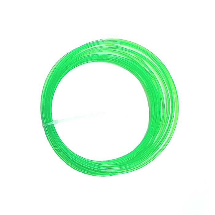 فیلامنت قلم سه بعدی PLA قطر 1.75 میلیمتر طول 10 متر رنگ سبز شفاف