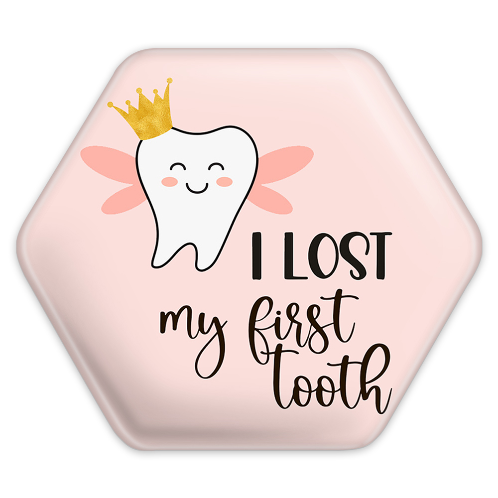 پیکسل خندالو طرح جشن دندونی دخترونه مدل شش ضلعی کد 10934