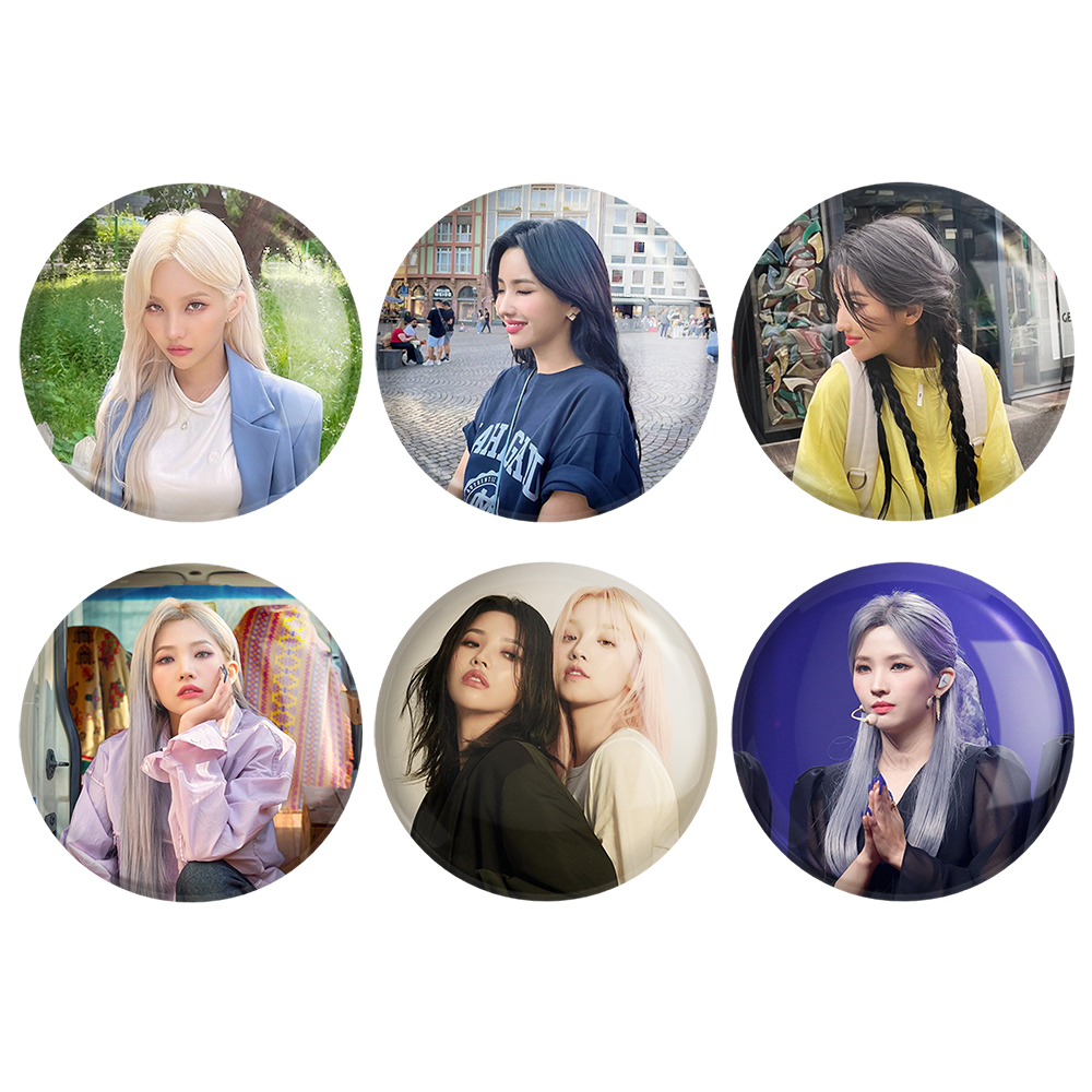 پیکسل خندالو مدل سویون گروه جی آیدل GIdle کد 1132A مجموعه 6 عددی