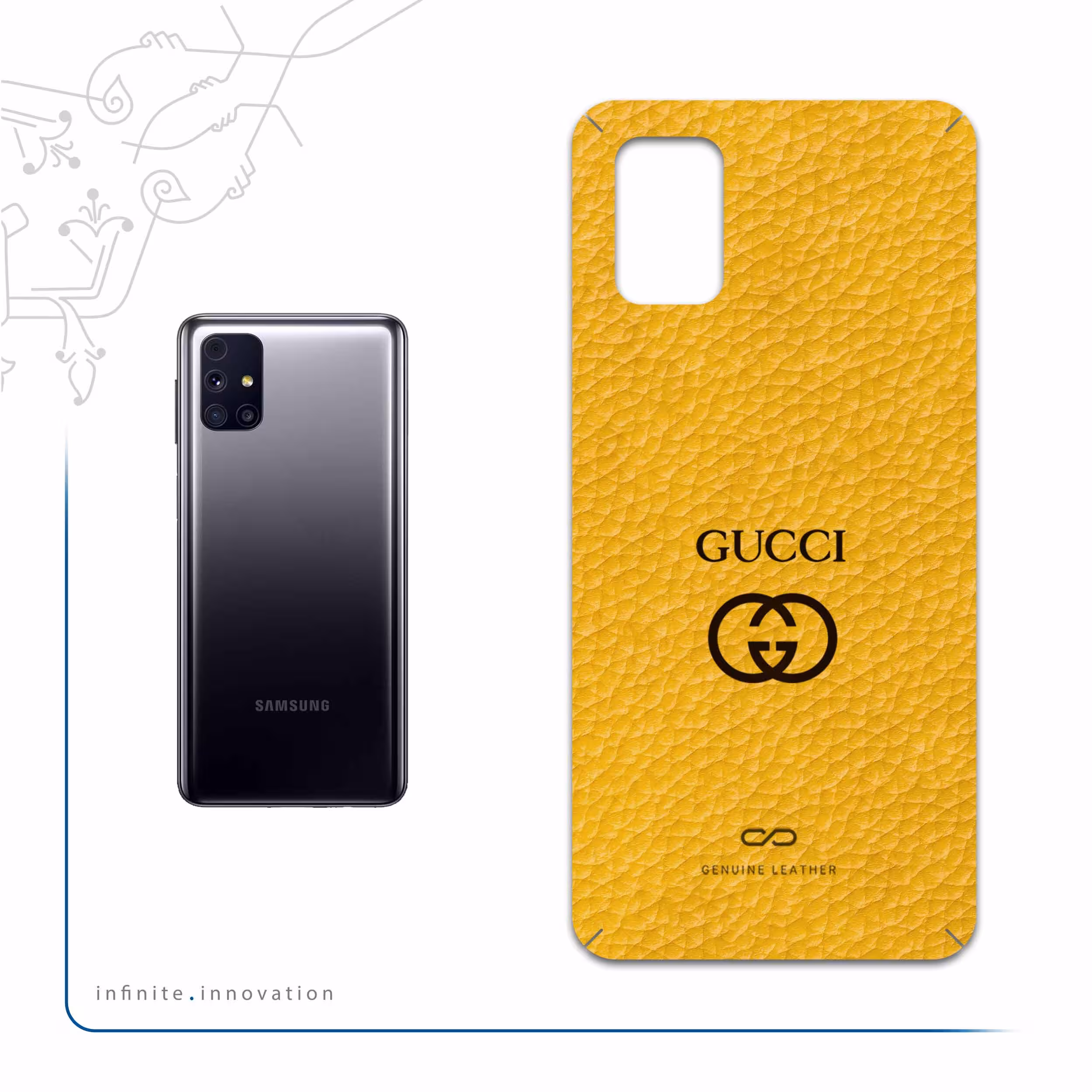 برچسب پوششی ماهوت مدل ML-GCC مناسب برای گوشی موبایل سامسونگ Galaxy M31S