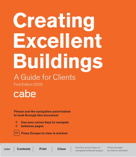 خرید و دانلود نسخه کامل کتاب Creating Excellent Buildings: A guide for clients, 1st Edition