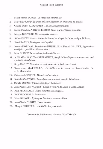 خرید و دانلود نسخه کامل کتاب Arithmétique pour amateurs (par un autodidacte). Vol. 1: Pythagore, Euclide et toute la clique