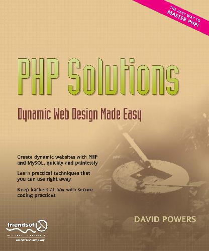 خرید و دانلود نسخه کامل کتاب Php Solutions - Dynamic Web Design Made Easy
