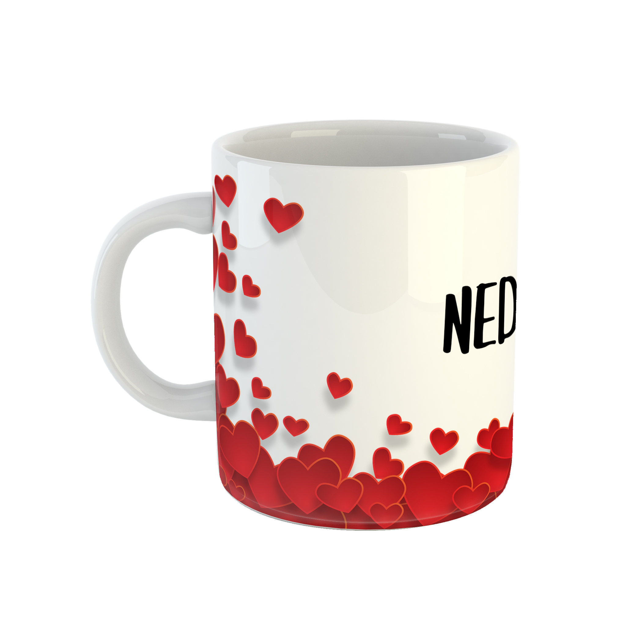 ماگ طرح قلب مدل ندا