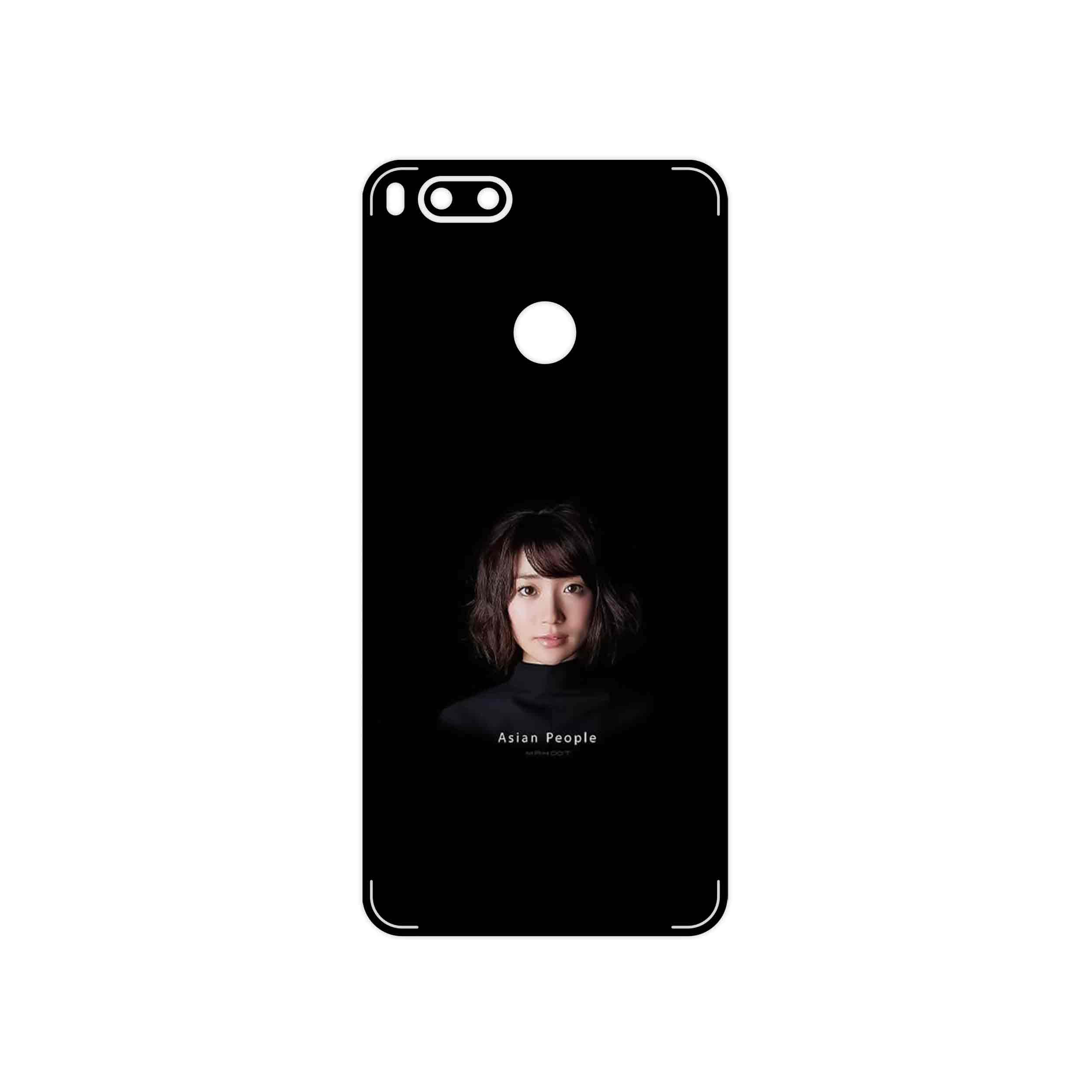 برچسب پوششی ماهوت مدل Portrait of an Asian Woman مناسب برای گوشی موبایل شیائومی Mi 5X