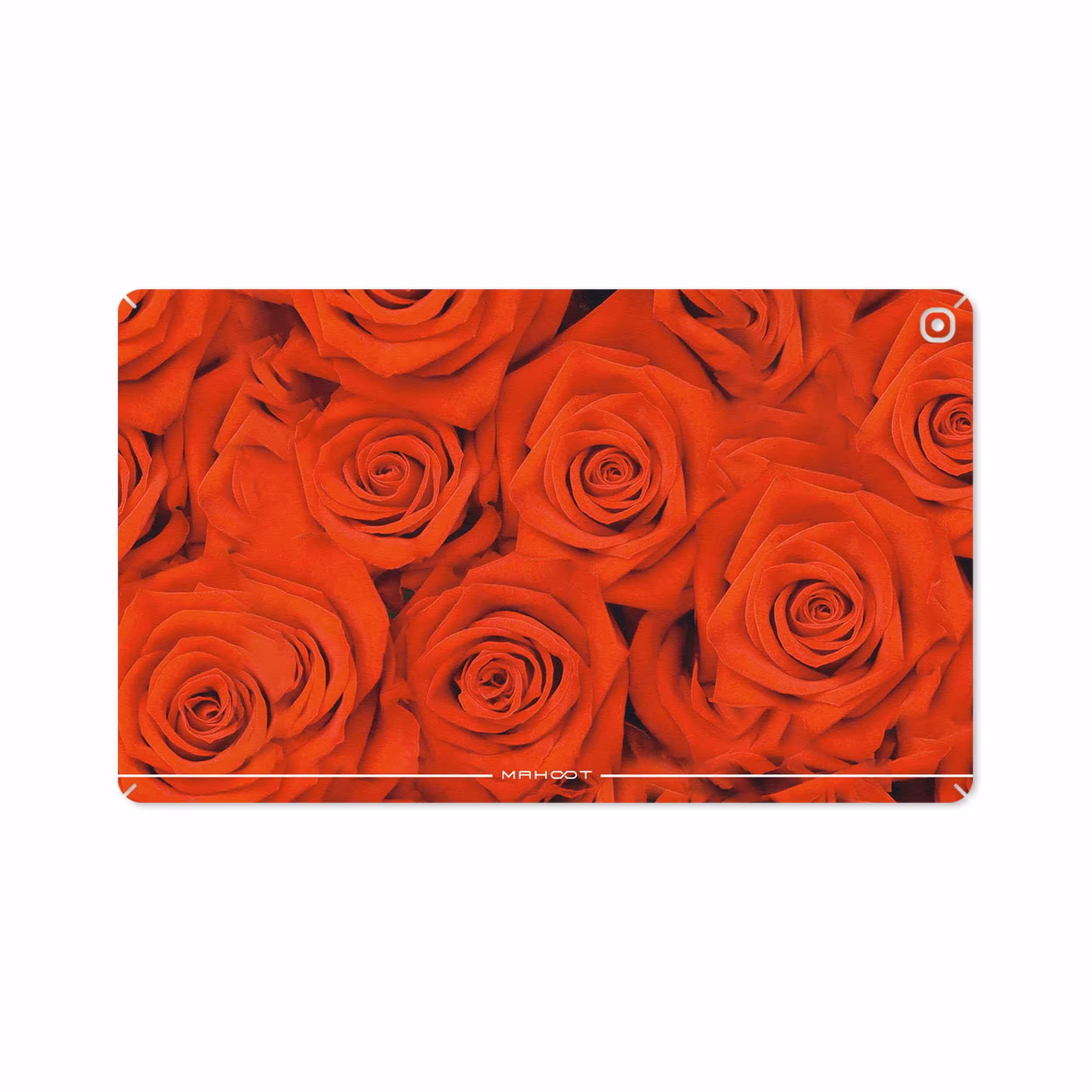 برچسب پوششی ماهوت مدل Red-Flower مناسب برای تبلت سامسونگ Galaxy Tab A 10.1 2019 T515