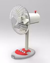 مدل پنکه در سالیدورک SOLIDWORKS و کتیا