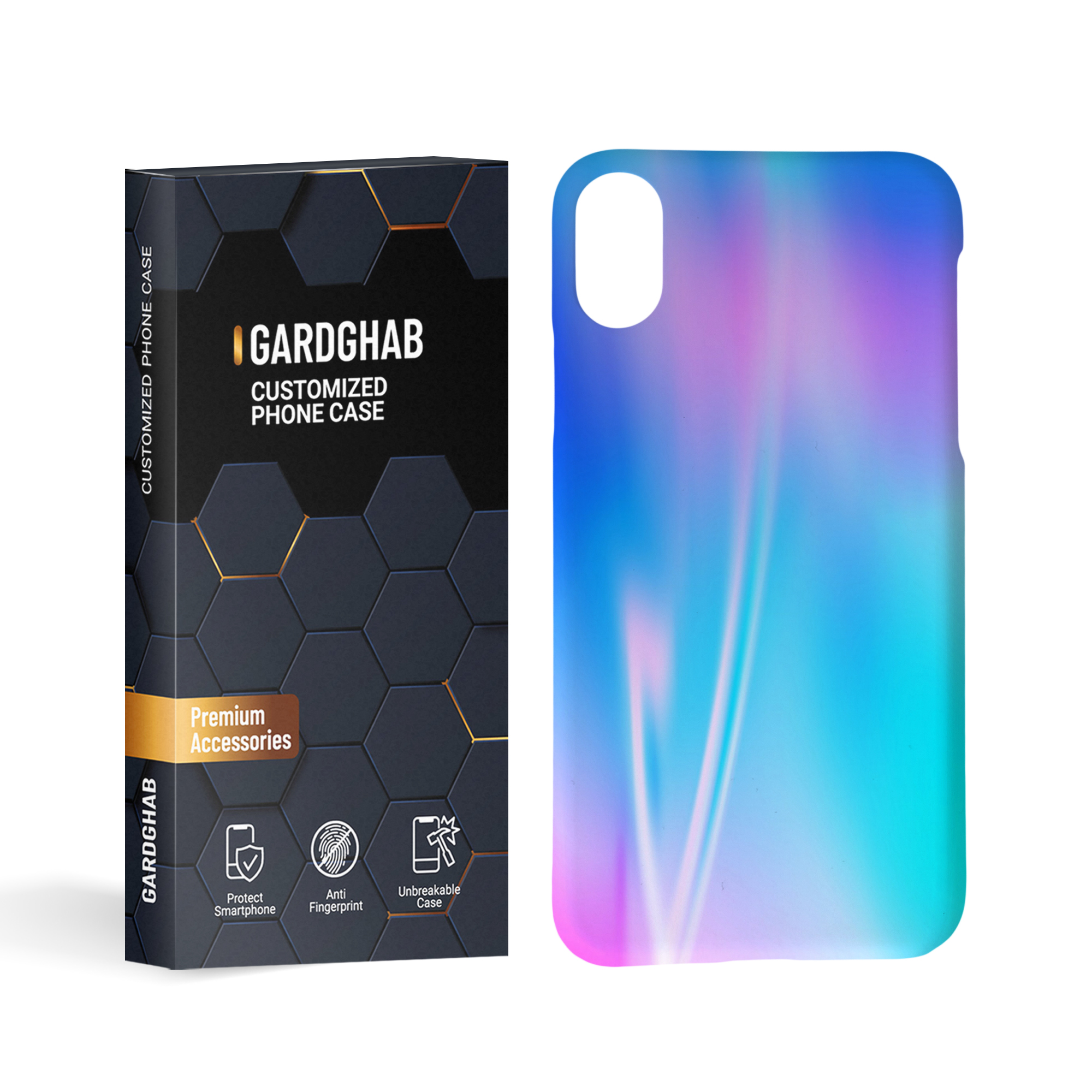 کاور گارد قاب مدل ساده مناسب برای گوشی موبایل اپل iphone x/xs