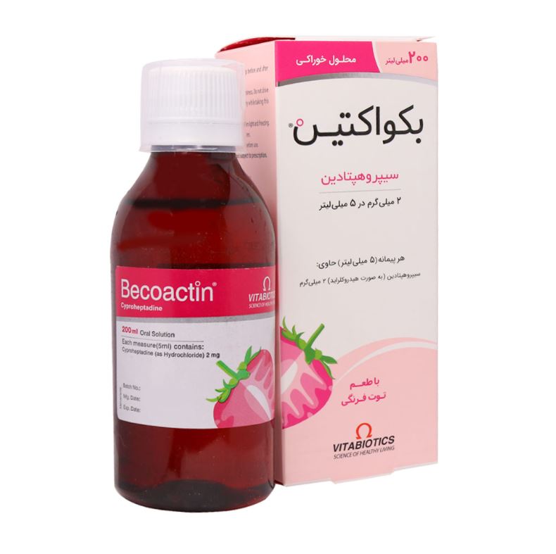 محلول خوراکی بکواکتین ویتابیوتیکس 200 میلی لیتر