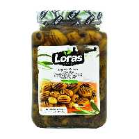 زیتون سبز کبابی بدون هسته 1٫5 کیلو لوراس - loras