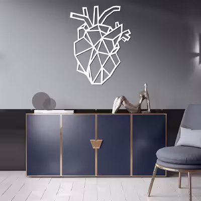 دیوارکوب مدل قلب مینیاتوری