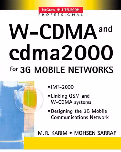 خرید و دانلود نسخه کامل کتاب W-CDMA and cdma2000 for 3G Mobile Networks