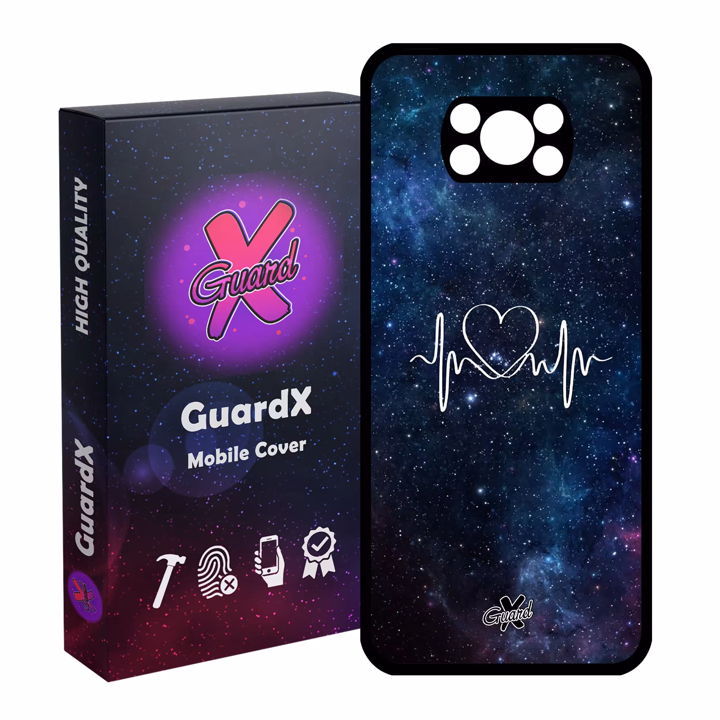 کاور گارد ایکس طرح Love مدل Glass10114 مناسب برای گوشی موبایل شیائومی Poco X3 Pro