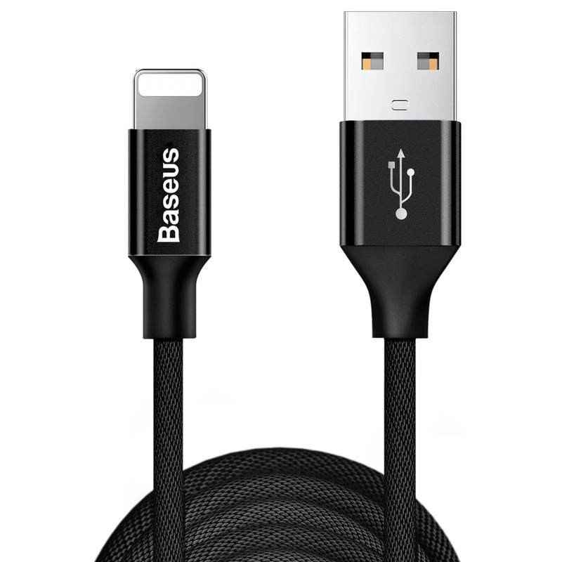 کابل شارژ لایتنینگ باسئوس مدل CALYW-C01 طول 3 متر