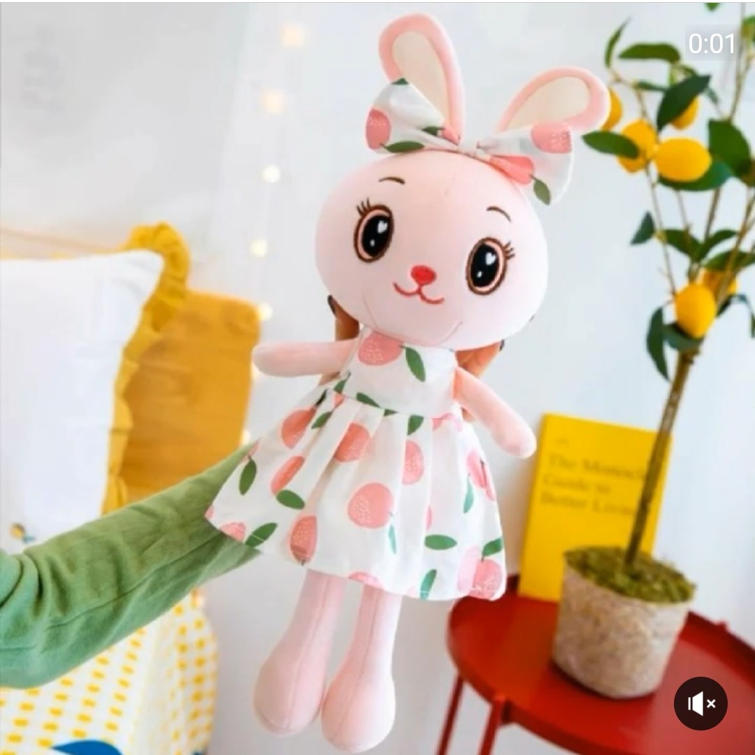 عروسک خرگوش لباس میوه ای