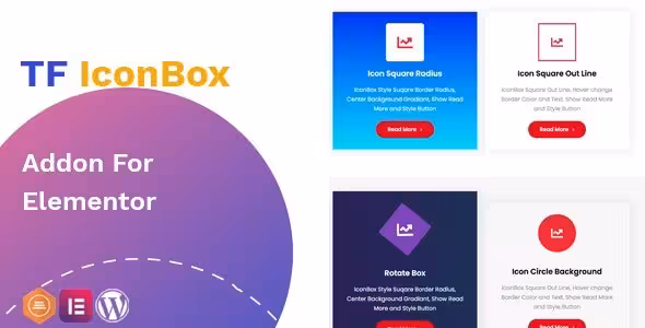 دانلود افزونه TF IconBox Addon برای المنتور