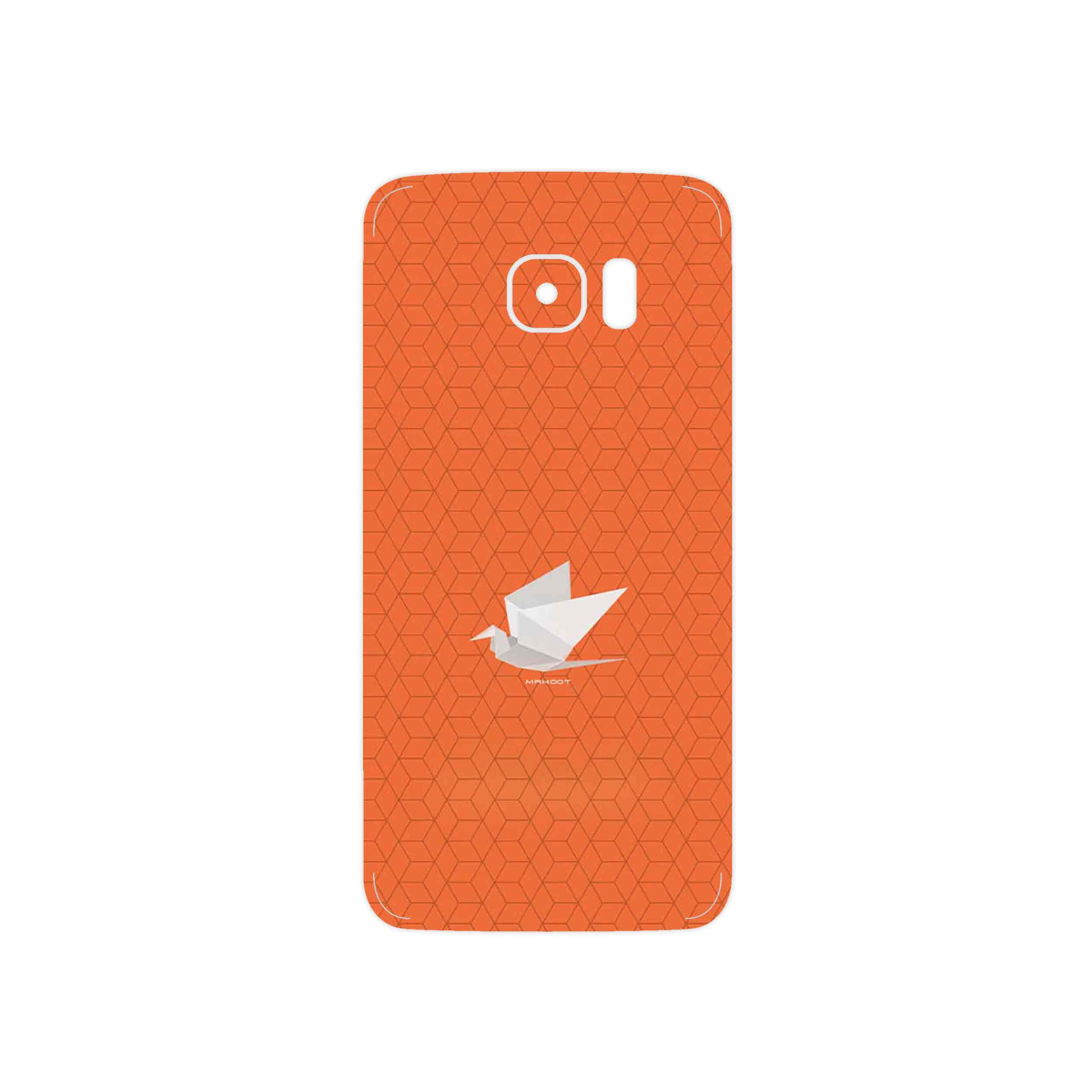 برچسب پوششی ماهوت مدل Minimalist origami bird مناسب برای گوشی موبایل سامسونگ Galaxy S7 Edge
