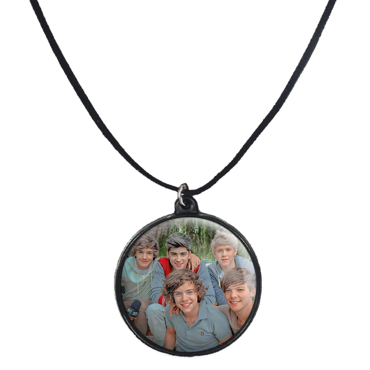 گردنبند پرمانه طرح One Direction کد pmb.13495 مدل دو طرفه