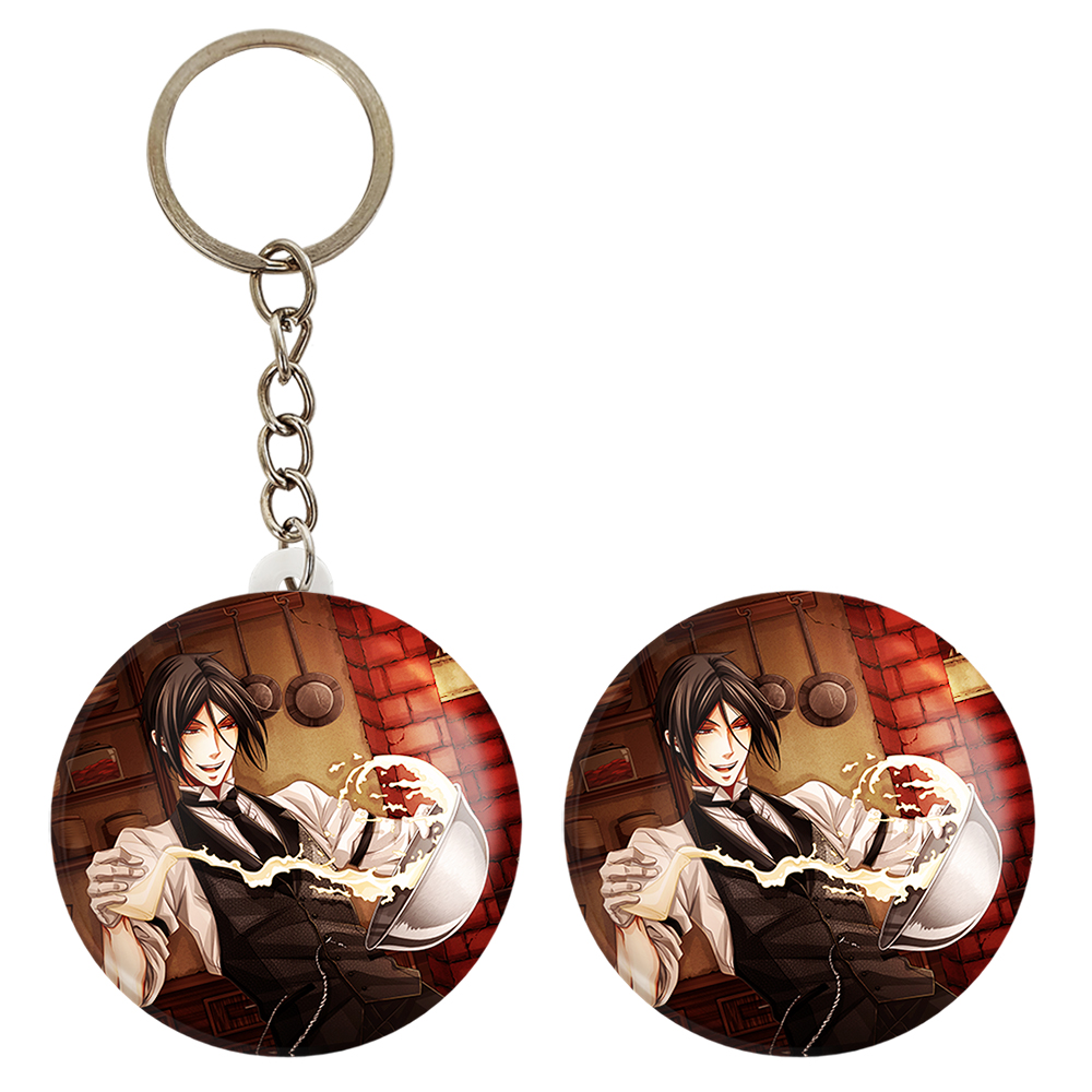 پیکسل خندالو مدل سباستین انیمه خادم کد 16324 به همراه جاکلیدی