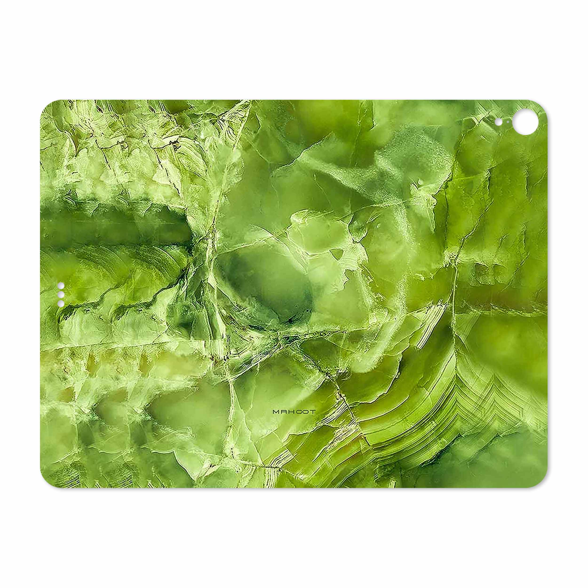 برچسب پوششی ماهوت مدل Green Crystal Marble مناسب برای تبلت اپل iPad Pro 12.9 (GEN 3) 2018 A1895